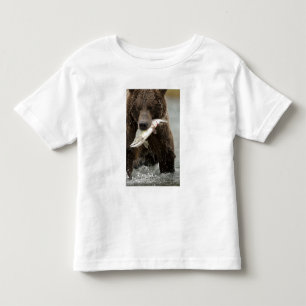 Camiseta De Bebé Oso pardo, o oso grizzly costero, Ursus