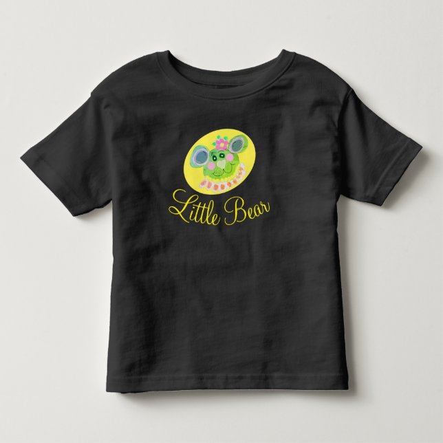 Camiseta De Bebé Oso pequeño dulce (Anverso)