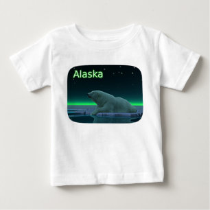 Camiseta De Bebé Oso polar del borde del hielo