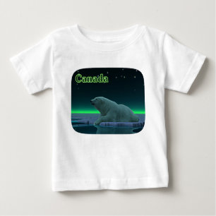 Camiseta De Bebé Oso polar del borde del hielo