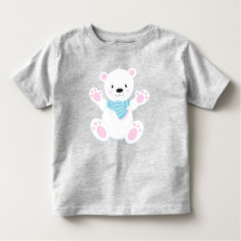 Camiseta De Bebé Oso Polar, Oso Blanco, Oso Cubierto, Oso Con Cubie