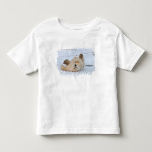 Camiseta De Bebé oso polar, Ursus maritimus, cachorro rodando 3