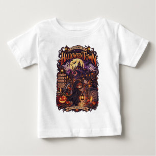 Camiseta De Bebé Oso Segador Halloween Town Arte