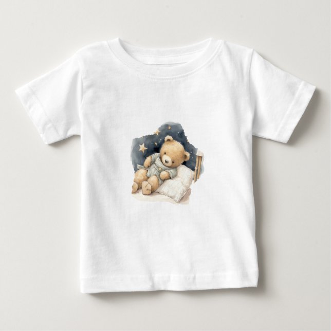 Camiseta De Bebé Oso Soñoliento (Anverso)
