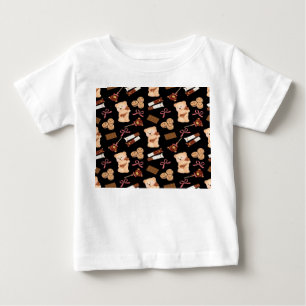 Camiseta De Bebé Oso y chocolate