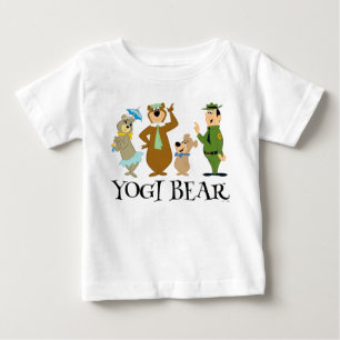 Camiseta De Bebé Oso Yogi y la rosa clásica de los amigos