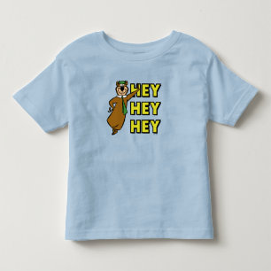 Camiseta De Bebé Oso Yogui Hey Hey Hey