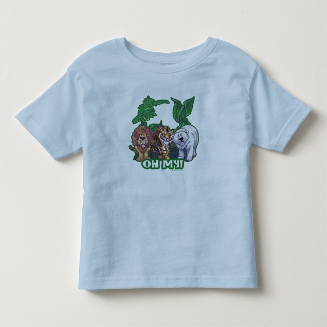 Camiseta De Bebé Osos de tigres de leones Oh Mi (Anverso)