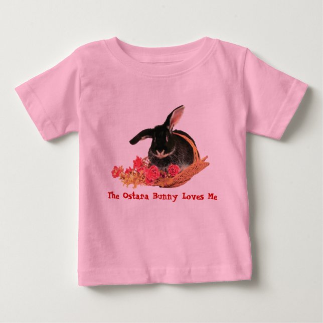 Camiseta De Bebé Ostara Bunny Baby Tee (Anverso)