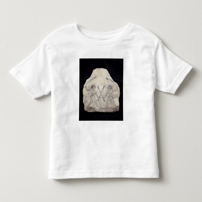 Camiseta De Bebé Ostrakon que representa a dos hombres que luchan (Anverso)