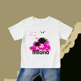 Camiseta De Bebé Ostriches cutáneos