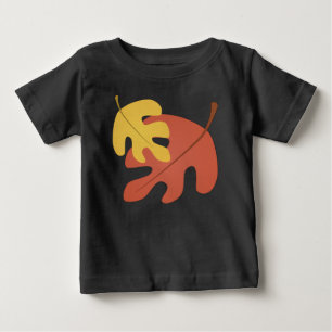 Camiseta De Bebé Otoño deja una camiseta bebé