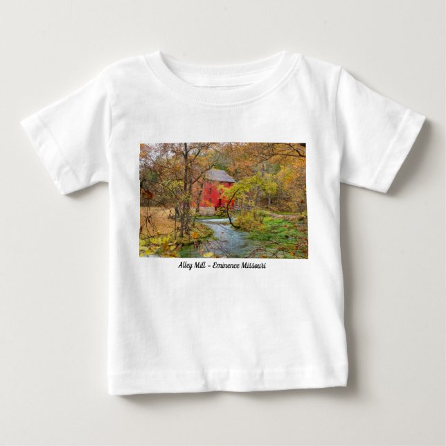 Camiseta De Bebé Otoño en Alley Mill (Anverso)