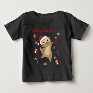 Camiseta De Bebé Otros Navidades Nieve a los animales de invierno