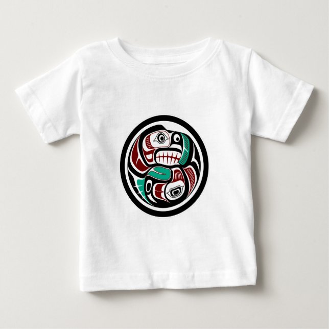 Camiseta De Bebé Otter Salmon (Anverso)