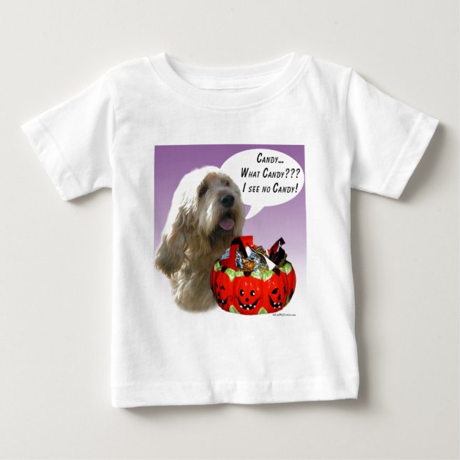 Camiseta De Bebé Otterhound Halloween Candy (Anverso)