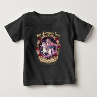 Camiseta De Bebé Our Fairytale Love Baby Unicorn Graphic Tee