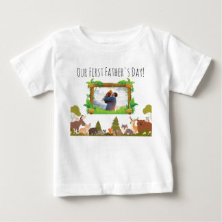 Camiseta De Bebé Our First Father's Day Baby T-Shirt