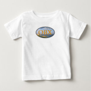 Camiseta De Bebé Óvalo de línea de costa de OBX