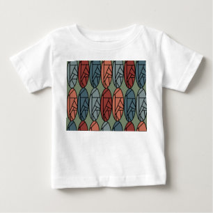 Camiseta De Bebé Ovalos abstractos