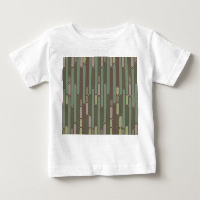 Camiseta De Bebé Ovalos inspirados en el Art Decó (Anverso)