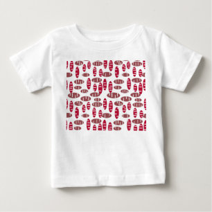 Camiseta De Bebé Ovals de Purple Holey