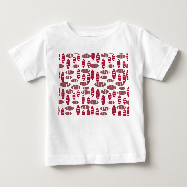 Camiseta De Bebé Ovals de Purple Holey (Anverso)