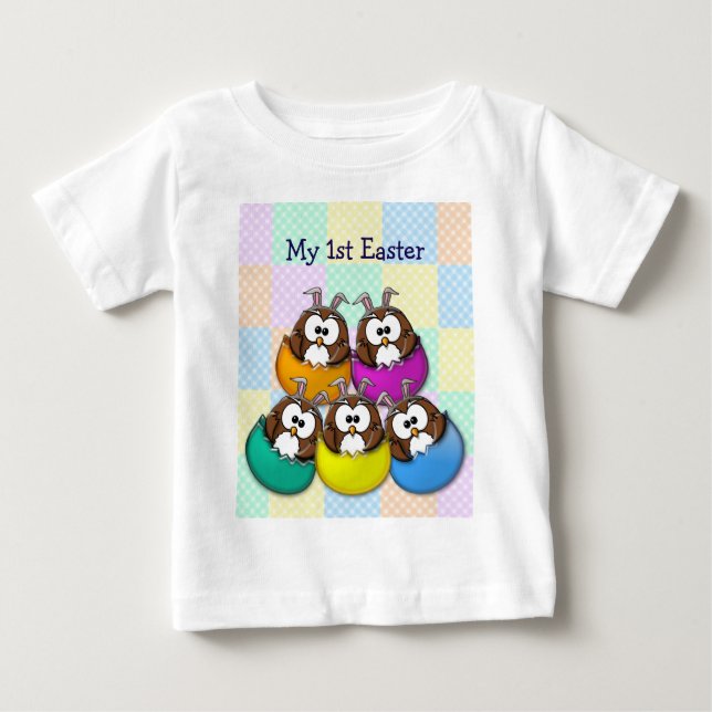 Camiseta De Bebé Oveja de Pascua - arcoiris (Anverso)