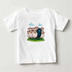 Camiseta De Bebé Oveja negra