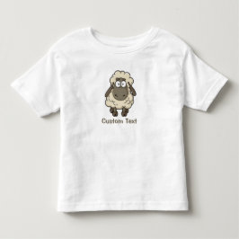 Camiseta De Bebé Oveja Personalizado Beige