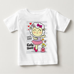 Camiseta De Bebé Ovejas bailan