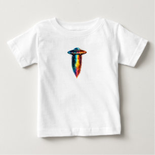 Camiseta De Bebé OVNI – Naves Espaciales Alienígenas Misteriosas y 