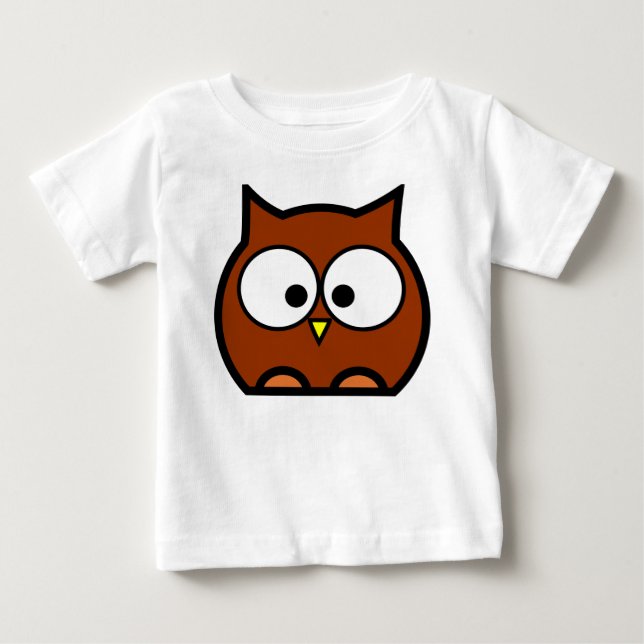 Camiseta De Bebé Owl Babysuit (Anverso)