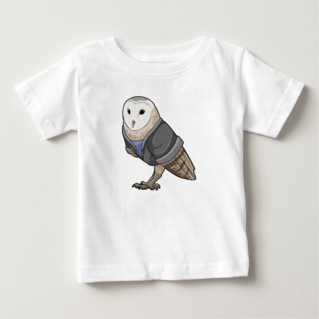 Camiseta De Bebé Owl como secretario (Anverso)