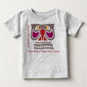 Camiseta De Bebé Owl Coos, ¿Quién Es El Cuato Babe? (Personalizado)
