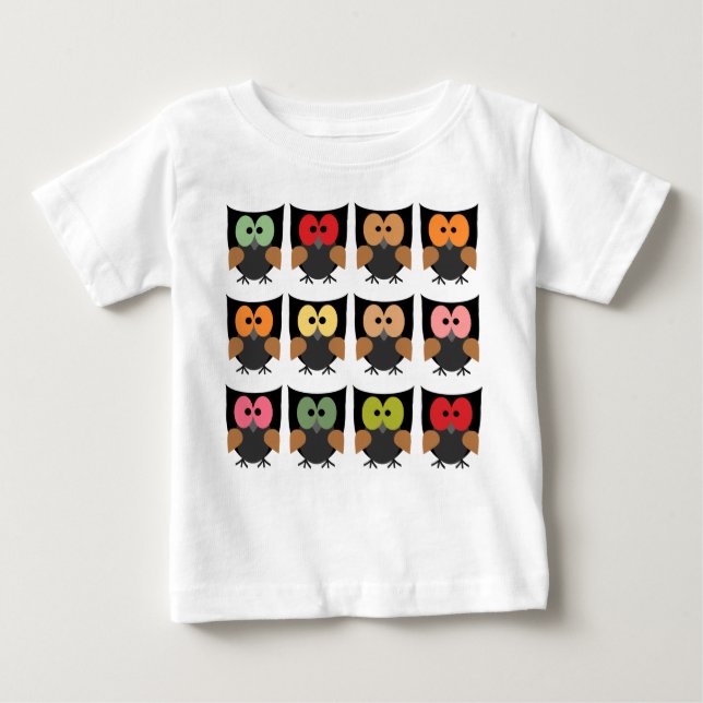 Camiseta De Bebé Owl T Shirt (Anverso)