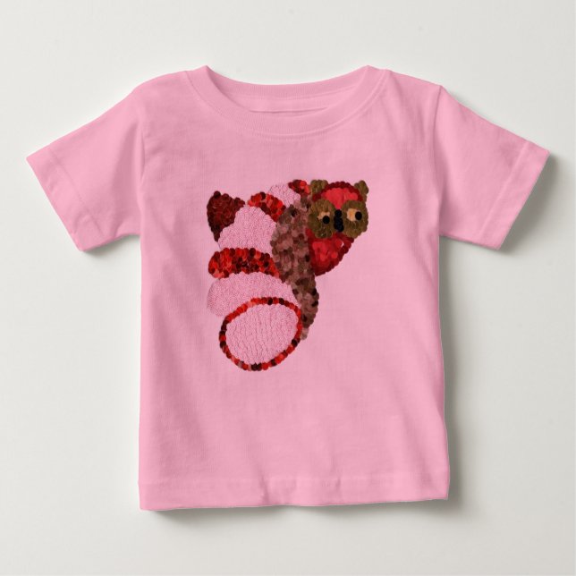 Camiseta De Bebé Owl Tutu Bodysuit (Anverso)