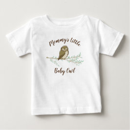 Camiseta De Bebé Owl Woodland Animal Baby Shower