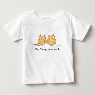 Camiseta De Bebé Owls Shirt