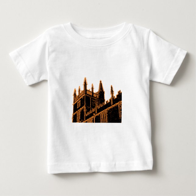 Camiseta De Bebé Oxford Inglaterra 1986 espirales constructivos (Anverso)