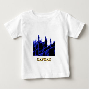 Camiseta De Bebé Oxford Inglaterra 1986 espirales constructivos