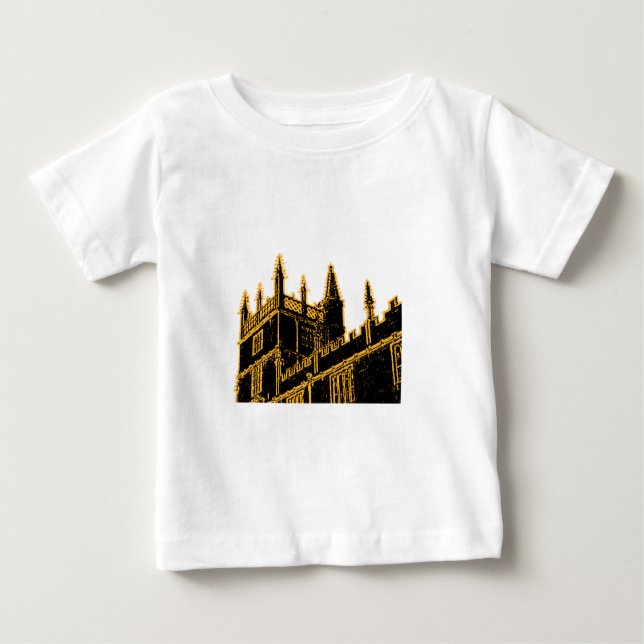 Camiseta De Bebé Oxford Inglaterra 1986 espirales constructivos (Anverso)