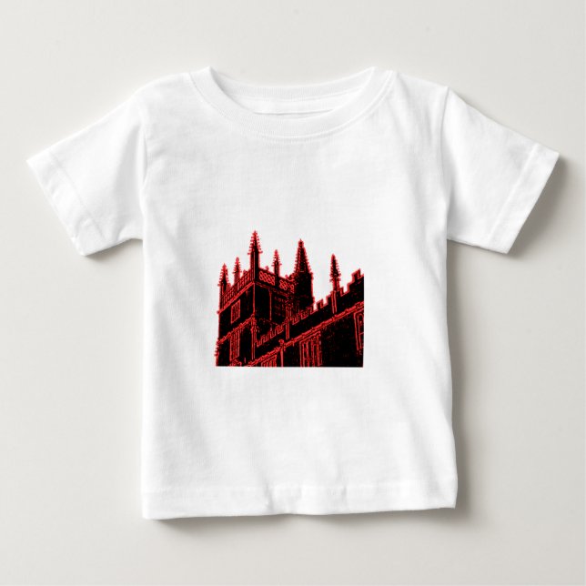 Camiseta De Bebé Oxford Inglaterra 1986 espirales constructivos (Anverso)