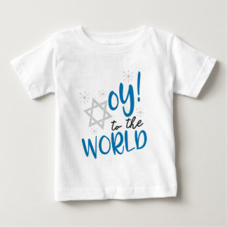 Camiseta De Bebé Oy to the World Ruffle Shirt