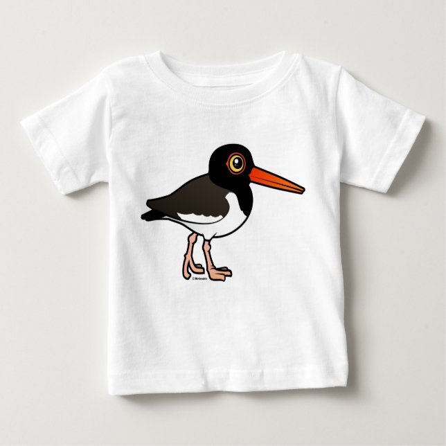 Camiseta De Bebé Oystercatcher estadounidense (Anverso)