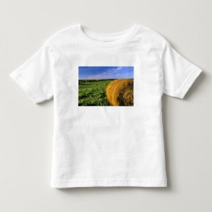Camiseta De Bebé Pacas de heno cerca de Bottineau Dakota del Norte