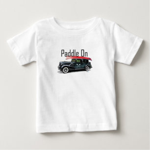 Camiseta De Bebé Paddle En El Diseño Clásico Del Auto - Baby Fine J