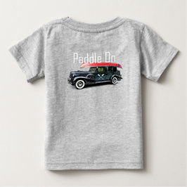 Camiseta De Bebé Paddle En El Diseño Clásico Del Auto - Baby Fine J