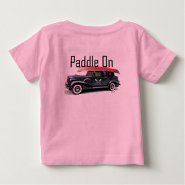 Camiseta De Bebé Paddle En El Diseño Clásico Del Auto - Baby Fine J