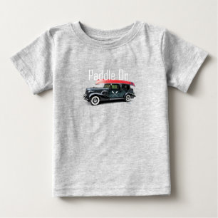 Camiseta De Bebé Paddle En El Diseño Clásico Del Auto - Baby Fine J
